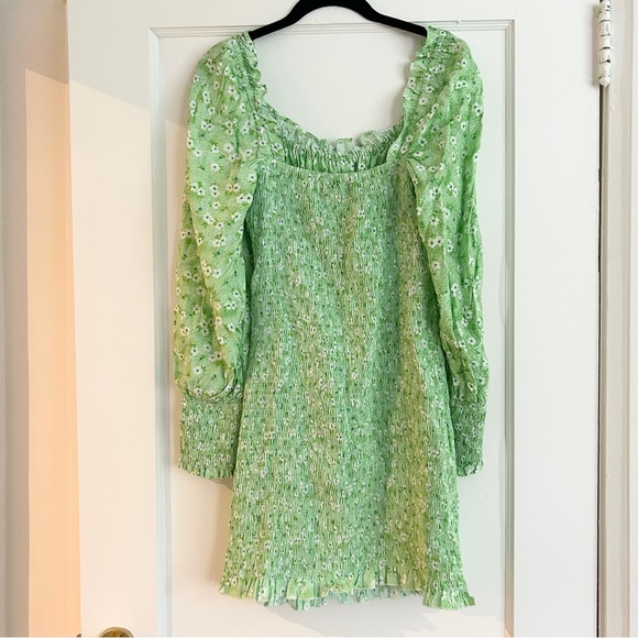 Faithfull the Brand Cosima Mini Dress in Merci Floral Print - Picture 8 of 10